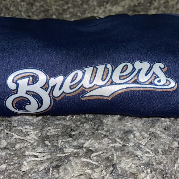 New Milwaukee BREWERS Authentic Majestic Therma Base Pullover - Picture 13 of 15